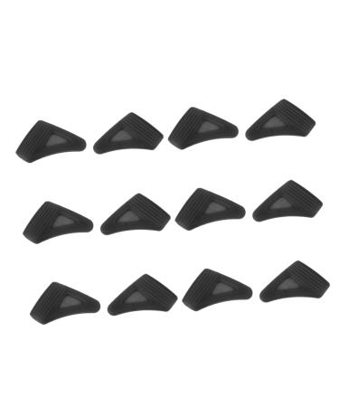 Doitool 12 pieces of glasses bruises silicone earplugs sports sunglasses sports glasses glasses end cap silicone earplugs silicone glasses earbrilling accessories ear sparkling