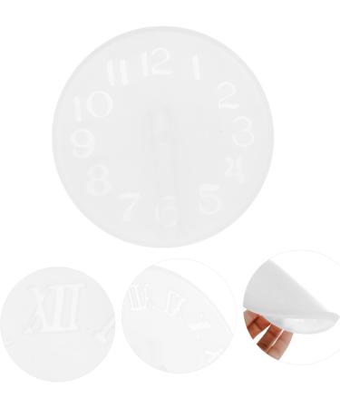 STOBOK 1pc Clock Mold Clocks Silicone Molds Resin Crafts Resin Epoxy Mold Craft Accessories Large Candle As Shown 15.5X15.5CM - Buy Online on GoSupps.com