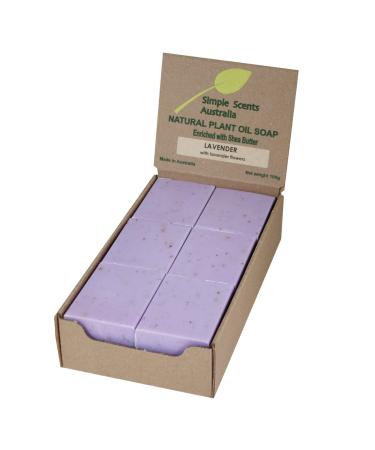 Simple Scents Australia Lavender with Flowers Natural Soap (12 Bars)