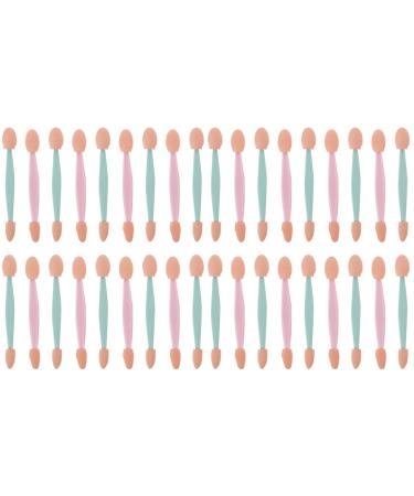Baluue 2 Sets Eye Shadow Brush Eyeshadow Sponge Applicator Make Eyeshadow Brush Sponge Sponges Non Latex 7.4X1cmx2pcs As Shownx2pcs