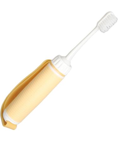 Silicone Toothbrush for Elderly | Easy Grip Non-Slip Adjustable Strap & Weighted Handle | Buy Internationally - Buy Online on GoSupps.com