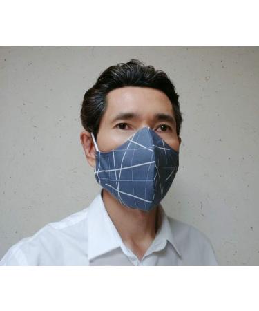 2Pack 100% Cotton Reusable Washable Adjustable Metal Strip Face Mouth Mask Double Layer Anti-Dust Fashion Flower Outdoor Cloth Cover Gray - Buy Online on GoSupps.com