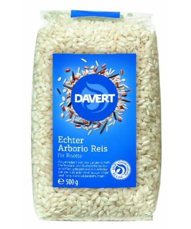 Davert Davert Arborio White Rice for Risotto Pack of 4 (4 x 500 g) - Organic