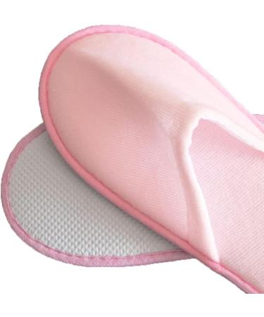 Uni-Wert 10 Pairs Disposable SPA Hotel Slippers Unisex Adult Terry Cloth in Pink (EU 37-44) | Buy Internationally - Buy Online on GoSupps.com