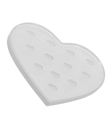 FRCOLOR Eyelash Adhesive Station - 2pcs Heart Gasket & Lash Tile Holder for Eyelash Extensions | Magnetic Glass Tools for Grafting & Lash Supplies - Buy Online on GoSupps.com