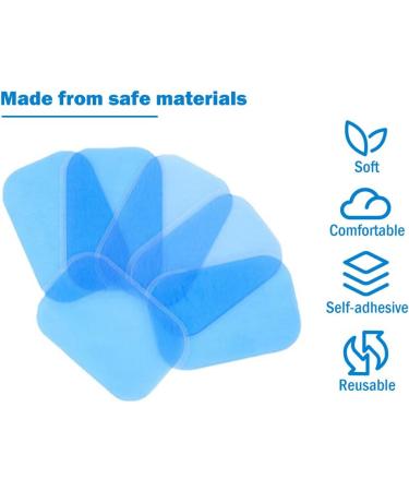 Kellegour 80 PCS EMS Gel Pads - Replacement for Abdominal Muscle Trainers Coaches & Trimmers - Buy Online on GoSupps.com