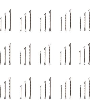 Topkids Accessories Hair Grips for Women and Girls Bobby Pins Kirby Grips Small Hair Clips Women Hair Styling Accessories Hair Pins for Buns Hair Accessories (45mm + 55mm + 65mm Brown 108pc) - Buy Online on GoSupps.com