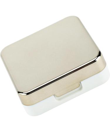 JTLB Reflective Cover Contact Lens Case Set - Cute Gold Travel Kit Box for Eye Care - Buy Online on GoSupps.com