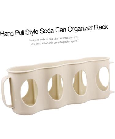 Zerodeko 2pcs 4 Bottle Organizer Refrigerator Organizer Hand Pull Type Organizer Beverage Can Cans 1 - Buy Online on GoSupps.com