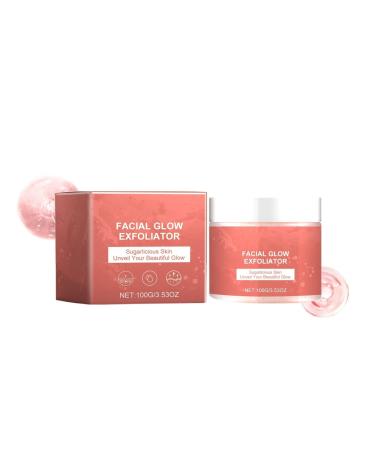 Azúcar Glow Exfoliator, Sugar Facial Scrub, Azúcar Glow Blanqueador Y Exfoliating, Sugar Facial Scrub For Smoother Glowing Skin, Body Exfoliating De Azúcar Natural, Gently Exfoliates & Moisturizer