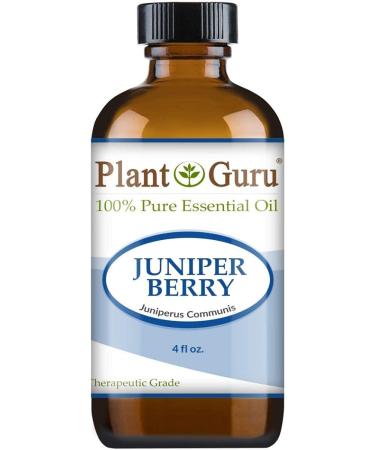 Juniper Berry Essential Oil 4 oz - 100% Pure Undiluted Therapeutic Grade for Aromatherapy & Wellness - Buy Online on GoSupps.com