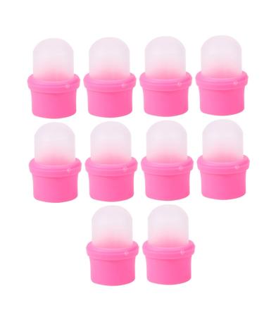 10 Pi ces Couvre Ongles pour Retrait de Vernis R utilisables PP Capuchons Pratiques pour Manucure Uv Protection pour Enlever Vernis