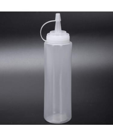 MARKELL 6 x Clear White Plastic Squeeze Sauce Ketchup Cruet Bottles 8oz - Buy Online on GoSupps.com
