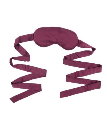 Filo Eye Mask - Silky Soft Sleep Mask Made with Eco-friendly RPET - One Size Fits All Sleeping Mask - Luxurious Purple Night Mask with Comfortable Fit - Satin Blindfold Mask for Sleep and Relaxation 1 Count (Pack of 1)