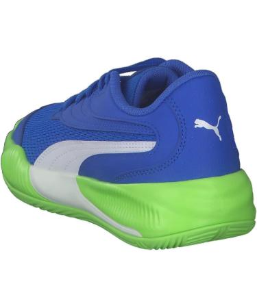 PUMA Unisex Kids Triple Jr Basketball Shoe - 37 EU - Bluemazing Green Glare | International Shipping Available - Buy Online on GoSupps.com