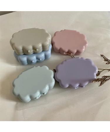 Buy KCHYCV Gray Simple Color Contact Lens Container - Portable Cosmetic Care Storage Box Double Box for Lenses - Buy Online on GoSupps.com