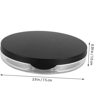 Didiseaon 6 Pcs Loose Powder Box 5g Powder Case Old Fashioned Mirror Box Travel Blackx3pcs 7.5x7.5cmx3pcs - Buy Online on GoSupps.com