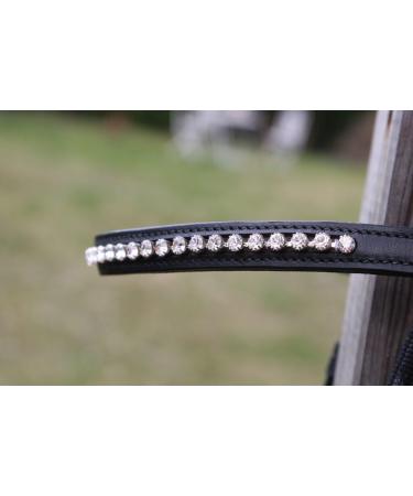 Hans Melzer Horse Equipment Trense Hagen - Black/White Lining for Warmbloods | Shop Now! - Buy Online on GoSupps.com