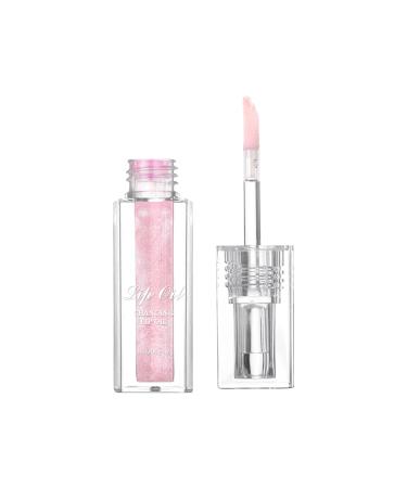 NeZih Magic Color Changing Lip Oil Conversion Lip Oil Warm Change Moisturizing Lip Glow Oil Long Lasting Nourishing Transparent Plumping Lip Oil Hydrating Lip Glow Oil for Women (1) Pink