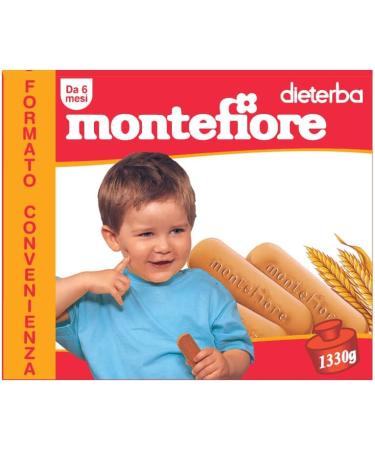 Montefiore Il Biscotto per Infanzia The biscuit for children Practical format 1330gr + Italian Gourmet Polpa 400 g - Buy Online on GoSupps.com
