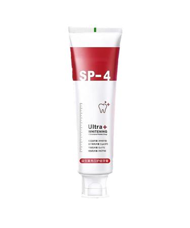 Sp-6 Ultra Whitening, Sp 6 Toothpaste, Sp - 6 Ultra Whitening Toothpaste, Deep Cleaning Care Toothpaste, Sp 6 Probiotic Whitening Toothpaste, Fresh Breath (Color : 1pcs Red)