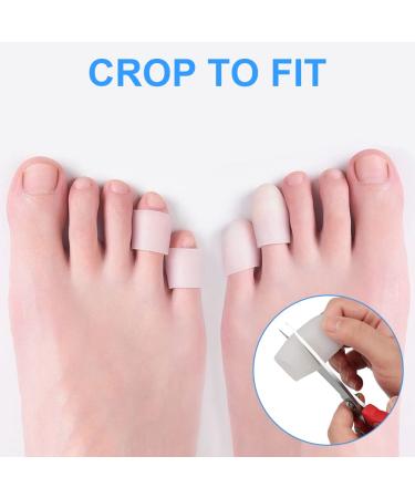 10-Piece Silicone Gel Toe Caps | Breathable Toe Protection for Ingrown Toenail & Friction Pain Relief - Buy Online on GoSupps.com