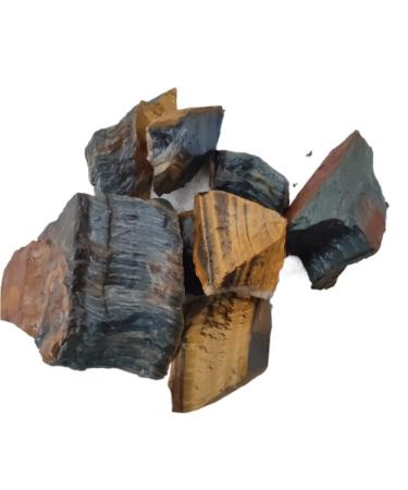 100g Natural Golden Blue Tiger Eye Stone Rough Stone Eagle Eye Stone Home Decoration Ornament Stone Making Jewelry ZJGIDTEM (Color : Mixed Color Size : 100g) 100g Mixed Color