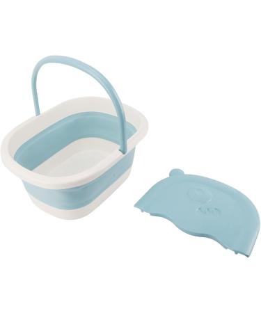 Jeanoko 1pcs Bassin de Bain Pied Pliable pour Les Pieds de Trempage Baignoire de Trempage Pliable avec des Points D'acup Concerts et Poign es de Massage Spa Pied Portable Bleu - Buy Online on GoSupps.com