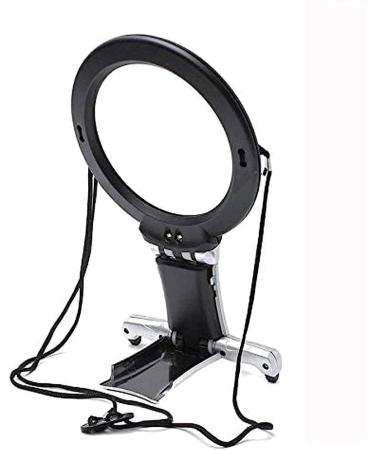 Hands Free Neck Magnifying Glass 2X 6X Desktop Reading Magnifier with Led Light for Seniors Sewing Stitch Embroidery/B Lucky Star - Buy Online on GoSupps.com