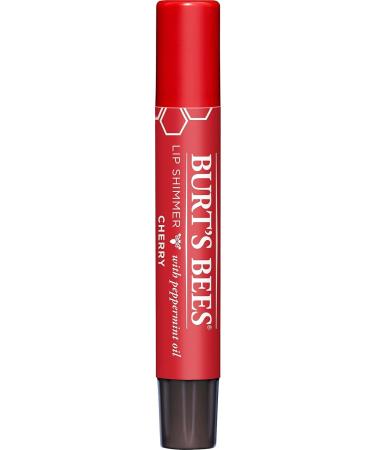 Burt's Bees 100% Natural Moisturising Lip Shimmer Cherry - 1 Tube 1 Count (Pack of 1) Cherry 1 count (Pack of 1) - Buy Online on GoSupps.com