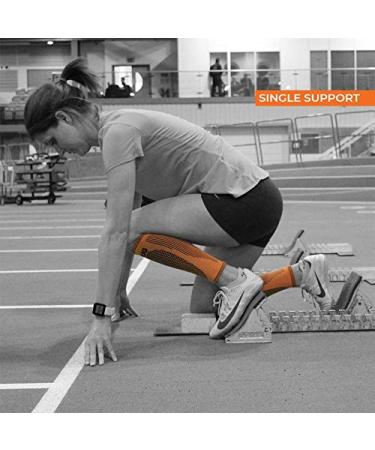Bearhug Calf Compression Sleeve for Men and Women - Shin Splints Support for Torn Muscle and Leg Cramps - Bamboo Calf Support for Sports Running Gym M (13.0 - 15.0" Calf) Single - Buy Online on GoSupps.com