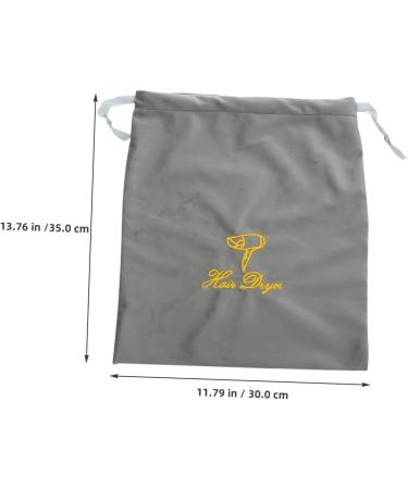Gogogmee 2pcs Hair Dryer Storage Bag Drawstring Bags Hair Dryer Bag Drawstring Pouch Hair Blow Dryer Bag Hair Blower Bag Drawstring Storage Bag Blow Dryer Pouch Hair Dryer Organizers Bag 35.00X30.00X0.50CM Grey - Buy Online on GoSupps.com