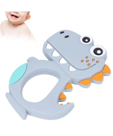 Silicone Baby Bite Ring Toys | Soothing Dinosaur Teething Rings for Breastfeeding Babies | Soothe Gums & Wounds International Shipping - Buy Online on GoSupps.com