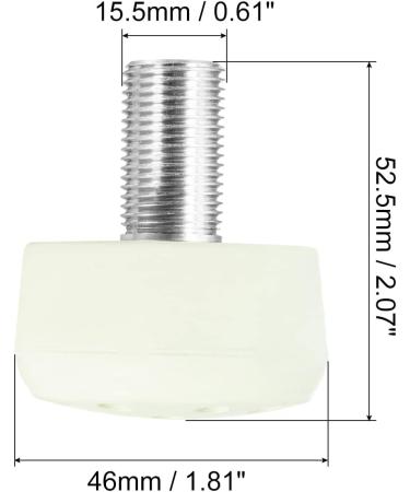 PAITKIL Roller Skate Toe Stops - 82A Rubber Brake Stoppers with Bolts | Green Roller Skate Accessories Replacement - Buy Online on GoSupps.com