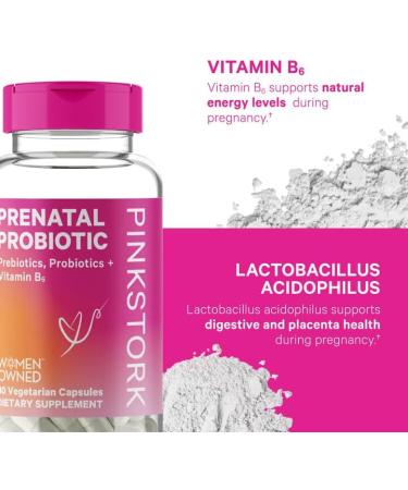 Pink Stork Pregnancy Bundle: Prenatal Vitamin with DHA & Folate, Probiotics, Sleep Tea - Pregnancy Must-Haves for Women | Iron, Vitamin D, C, Zinc - Women Owned - Buy Online on GoSupps.com