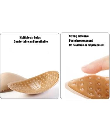 2 Pairs/4 PCS Silicone Shoulder Pads Invisible Breathable Shoulder Pads Ahesive Anti-Slip Shoulder Push-Up Pads for Shoulder Slip Height Enhancer for Womens T-Shirt Suit Clothing (Skin+Black) - Buy Online on GoSupps.com