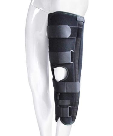 Knee Brace Adjustable Post Steel Wrap Knee Brace Support Medical Immobilizer Knee Support Orthopedic Guard Protector for Knee Fracture Ligament Relaxation Meniscus Injury (Size : Medium)
