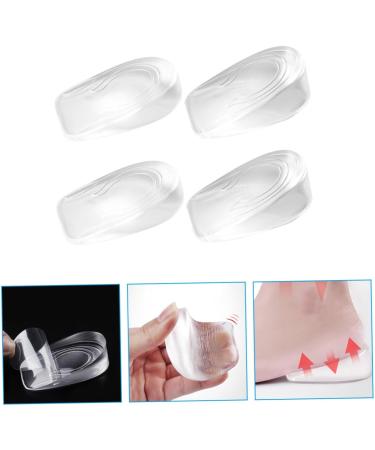 2 Pairs Invisible Heightening Gel Insoles - Silicone Shoe Inserts for Men & Women | Boost Comfort & Height - Buy Online on GoSupps.com
