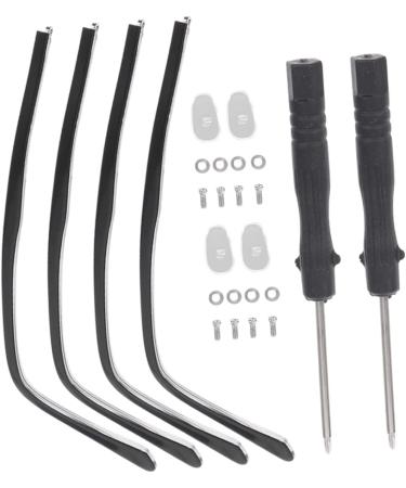 Universal Glasses Accessories Kit - Healeeved 8 Sets Replacement Brackets Screwdriver Metal Legs & Arms - Black Frame for Men & Women - Buy Online on GoSupps.com