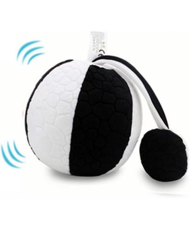 Ifundom 1stk Fehester Baby Visual Training Ball - Soft Bite Toy for Toddlers | 25x10cm Black & White Baby Ball - Buy Online on GoSupps.com