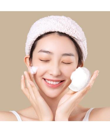 60 Pieces Compressed Face Sponges - Washable Cellulose Makeup Remover - Pink & White - 6 cm - Buy Online on GoSupps.com