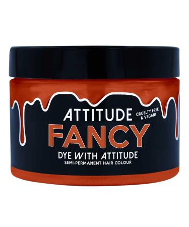 Attitude semi-permanent hair dye l color cream for cosplay carnival or a motto party |Hairdye hair color in copper i vegan l fancy copper 135ml |Mixable tints fancy copper