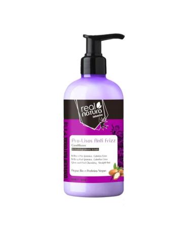 Real Natura Real Natura - Pro-Lisses Anti-Frizz Salt Free Conditioner - Frizz Control - Deep Argan Hydration - Softness & Shine - 300ml
