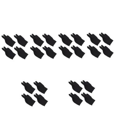 Beavorty 24 Pcs Anti-scalding Gloves Curling Wand Tea Party Hats Hair Curling Gloves Modeling Hair Curler