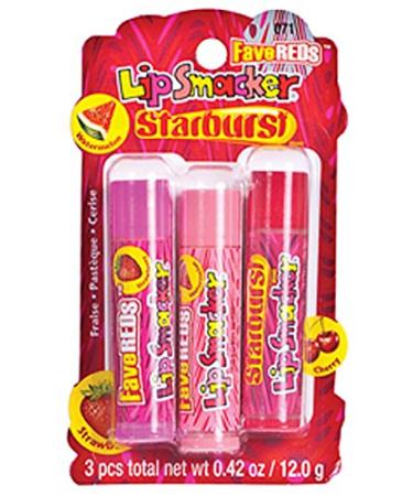 Lip Smacker FaveREDS Starburst Flavored Lip Glosses - Pack of 2 (0.42oz each) - Buy Online on GoSupps.com