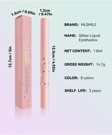 Buy Long Lasting Glitter Liquid Eyeshadow Quick-Drying Diamond Shimmer in Ice Blue | Multi-Dimensional Eye Looks for Women - Buy Online on GoSupps.com