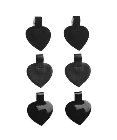 FOMIYES Protective Shoe Pads 12 Pairs Follow up Women's Shoelaces Pu Invisible Anti-wear Shoe Pads