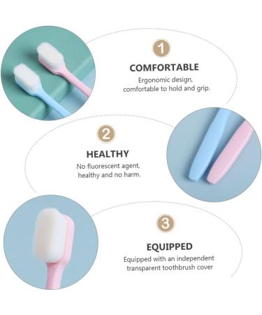 PartyKindom 6 Pcs Toothbrush Set - Stylish & Durable Household Bur Ladies PP | Shop Internationally! - Buy Online on GoSupps.com