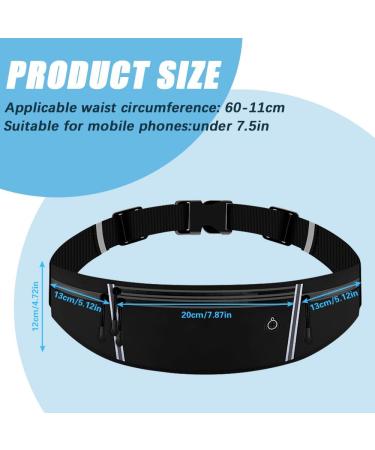 Buy Sltaxar GU Sports Belt Bag - Waterproof Running Belt for Mobile Phones Under 7.5in | Ideal for Men & Women | Insulin Pump Pocket | Reflective & Lightweight - Buy Online on GoSupps.com