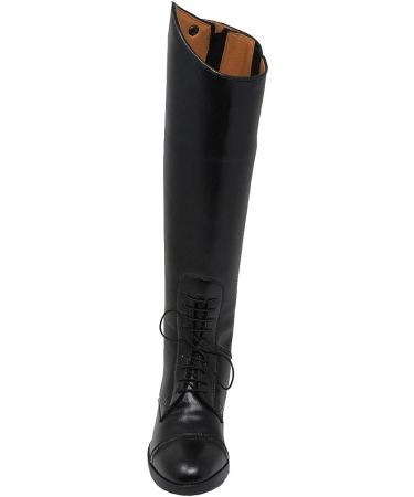 Equistar Women's All-Weather Synthetic Field Equestrian Riding Boot 8.5 Black - Premium Quality Riding Boots for Women - Buy Online on GoSupps.com